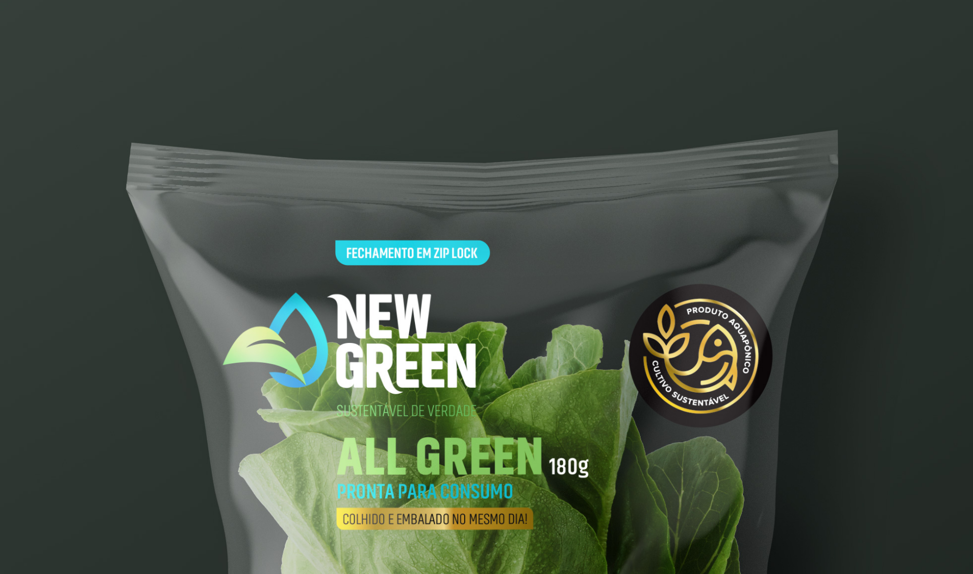 New Green All Green 180g - Package Mockup