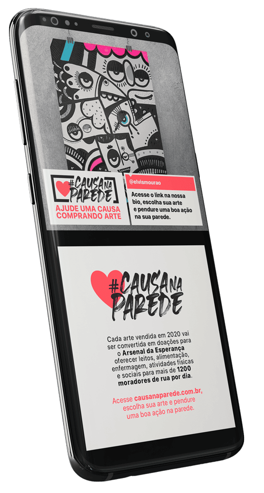 Causa na Parede - Mobile Website