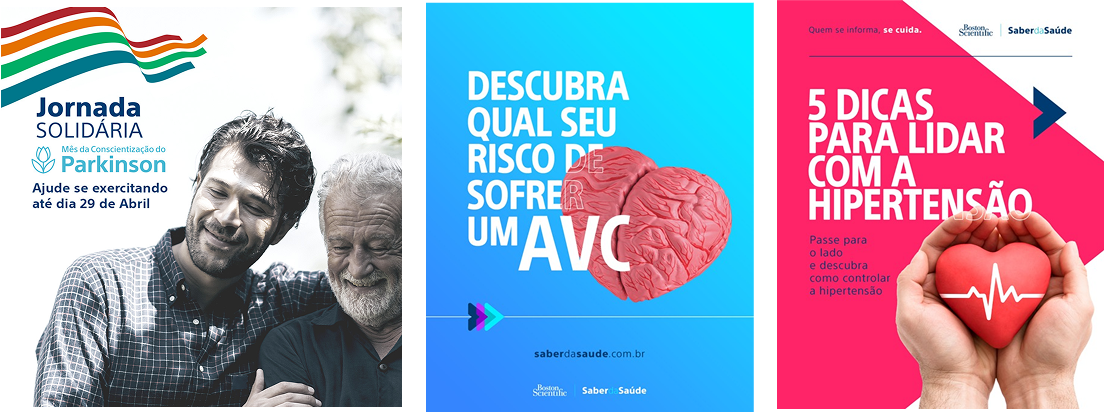 Campanhas Saber da Saúde - Jornada Solidária, AVC e Hipertensão